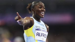 Julien Alfred gana en los 100m planos femenino y le da el primer oro de su historia a Santa Lucía