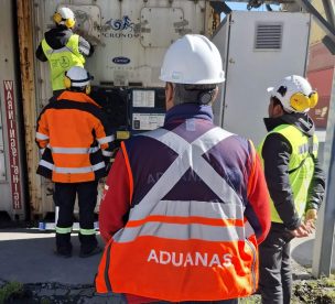 Intensa fiscalización de contenedores y operaciones realiza Aduanas y Capitanía de Puerto en Coronel