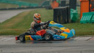 Agustín Sepúlveda, el único piloto chileno en el Campeonato Mundial de Karting 2024