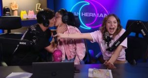 Íñigo López y Scarlette Gálvez sorprenden con un beso tras 