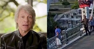 VIDEO | Jon Bon Jovi héroe en EE.UU.: Evitó que mujer saltara desde un puente