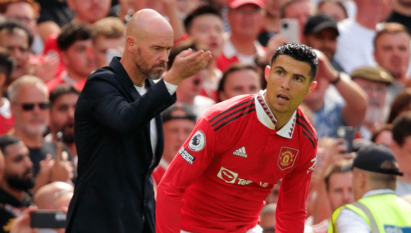 Ten Hag responde las críticas de Cristiano Ronaldo: “Está muy lejos de Manchester”