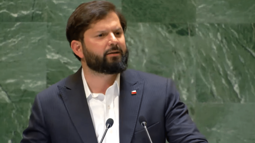 Presidente Boric en la ONU.