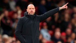 Ten Hag mantiene un registro negativo en copas internacionales con el Manchester United