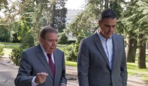 Edmundo González se reunió con el Presidente del Gobierno de España, Pedro Sánchez