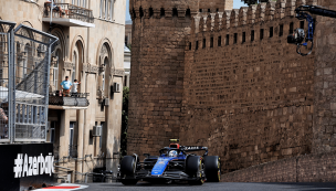 Franco Colapinto pierde el control y choca en las prácticas del GP de Azerbaiyán