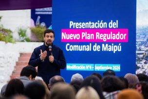 Vodanovic lanza el nuevo Plan Regulador Comunal de Maipú