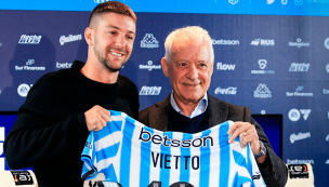 Racing presenta a Luciano Vietto y repasa a Marcos Acuña: 