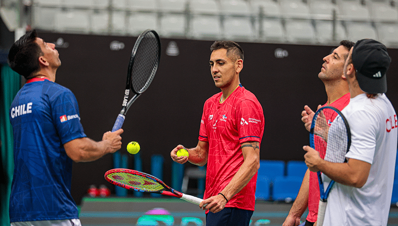 Chile ajusta su equipo antes del debut en la Copa Davis contra EE.UU.