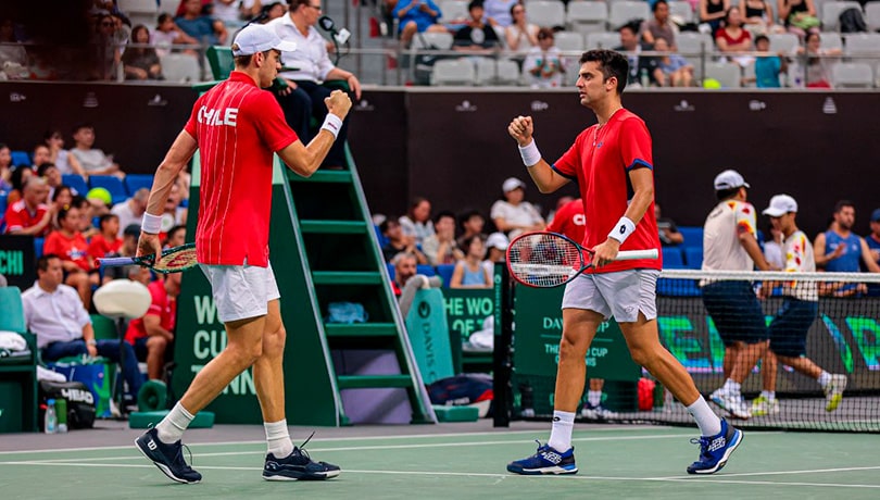 Chile cierra con un triunfo ante Eslovaquia la Fase de Grupos de las Finales de Copa Davis