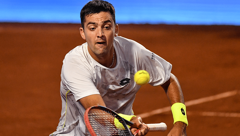 Tomás Barrios reacciona a tiempo y sigue con vida en el challenger de Lisboa