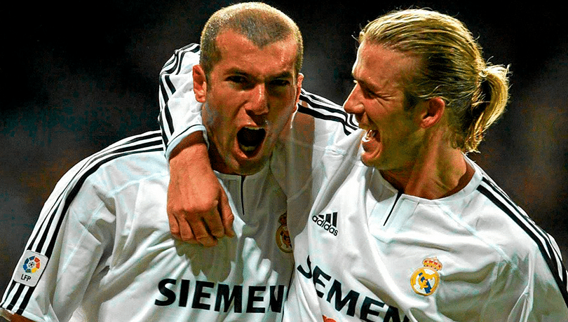 Beckham recuerda particular momento con Zidane, en su último partido en el Real Madrid