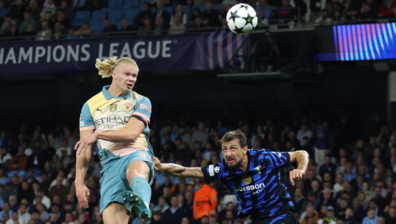 Magro debut: Manchester City e Inter se estrenan con empate en la Champions