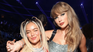 ¡Las reinas unidas! Karol G hizo bailar a Taylor Swift en los MTV VMAs 2024