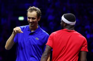 Continúa la Laver Cup: Victorias de Tiafoe y Fritz le dan leve ventaja al equipo del resto del mundo