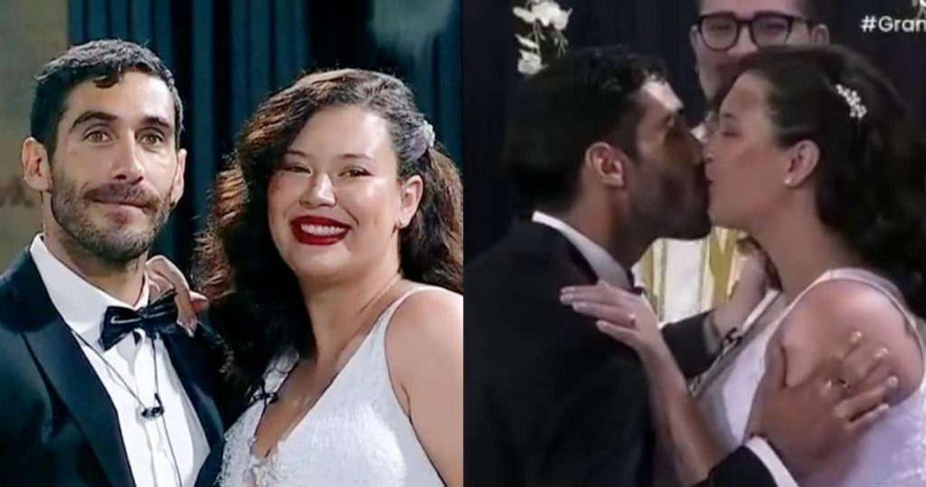 Pedro Astorga y Michelle Carvalho reviven su boda en “Gran Hermano” y hasta celebran su noche de bodas