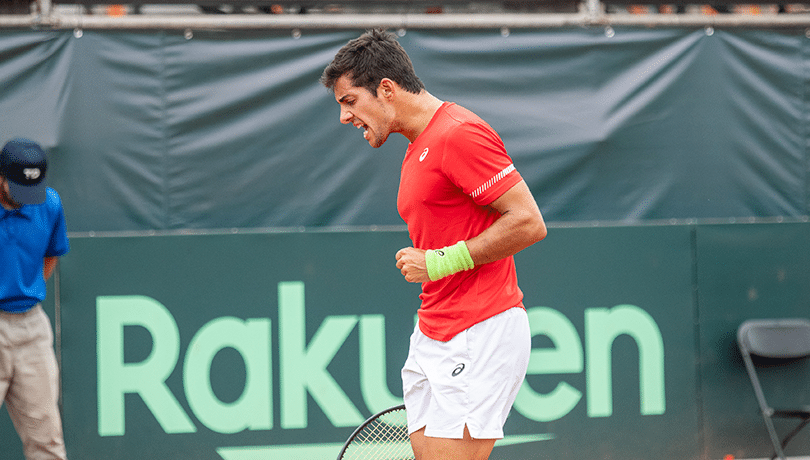 Cristian Garin se estrena con un triunfo en el Challenger de Valencia