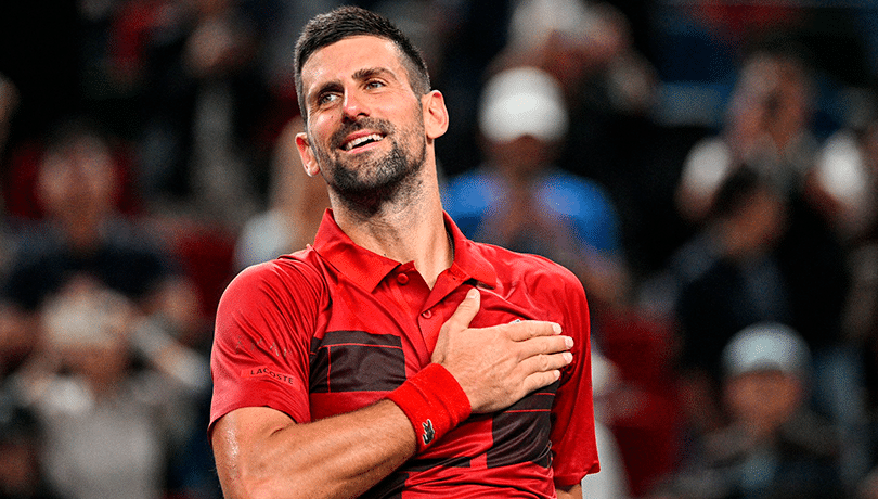 Djokovic avanza en Shanghái tras difícil victoria ante Michelsen