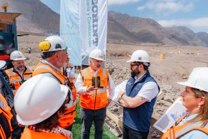 Presidente Boric visita construcción de planta desalinizadora de Codelco en Tocopilla