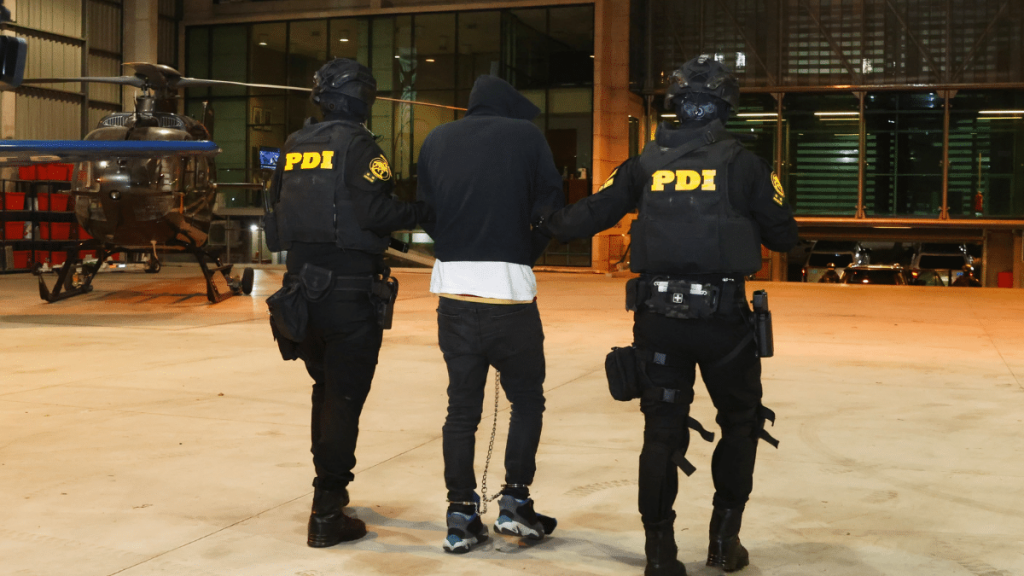 El Barba El sicario fue capturado en el distrito peruano de Los Olivos.- Cedida - PDI.