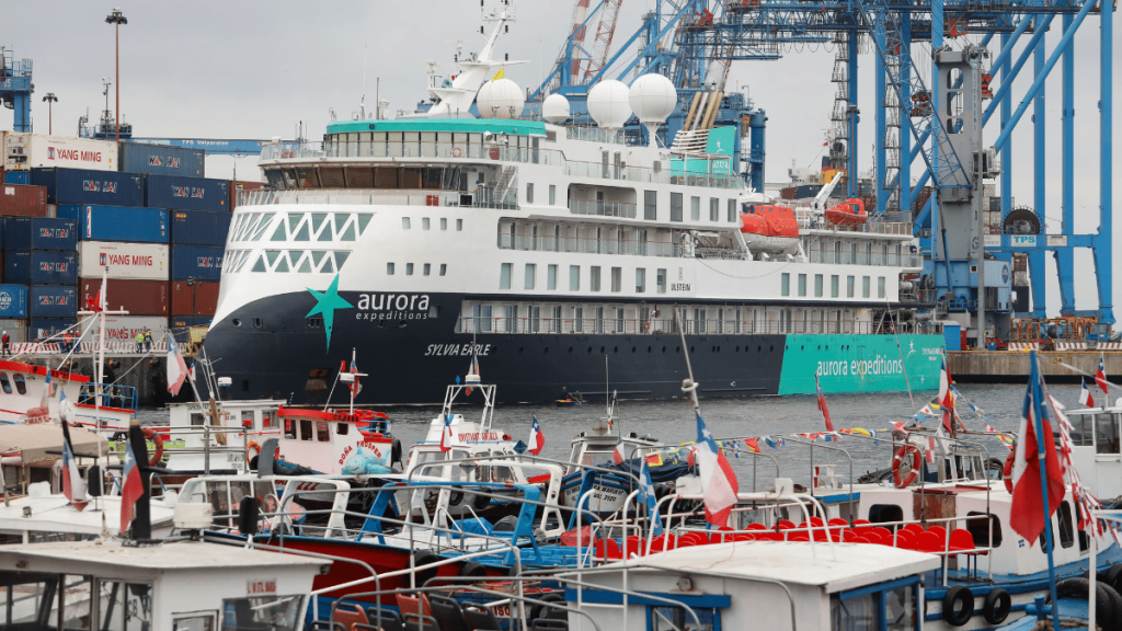 Valparaíso Temporada de cruceros en Valparaíso comienza en octubre hasta abril de 2025. - Cedida.