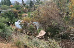 Volcamiento de bus deja 11 escolares heridos en Illapel