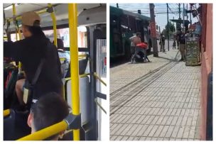 El funcionario de la PDI que logró detener los minutos de terror dentro de un bus RED en Santiago Centro