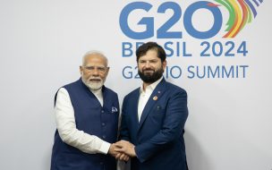 Presidente Boric se reunió con el Primer Ministro de India: 