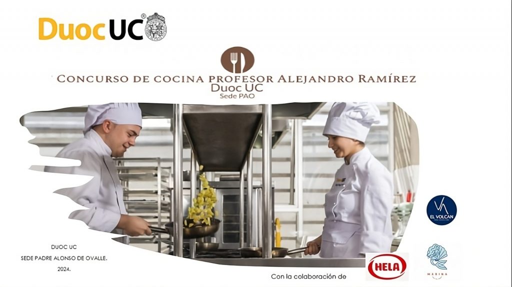 Duoc UC anuncia la tercera edición del concurso de Cocina Chilena 