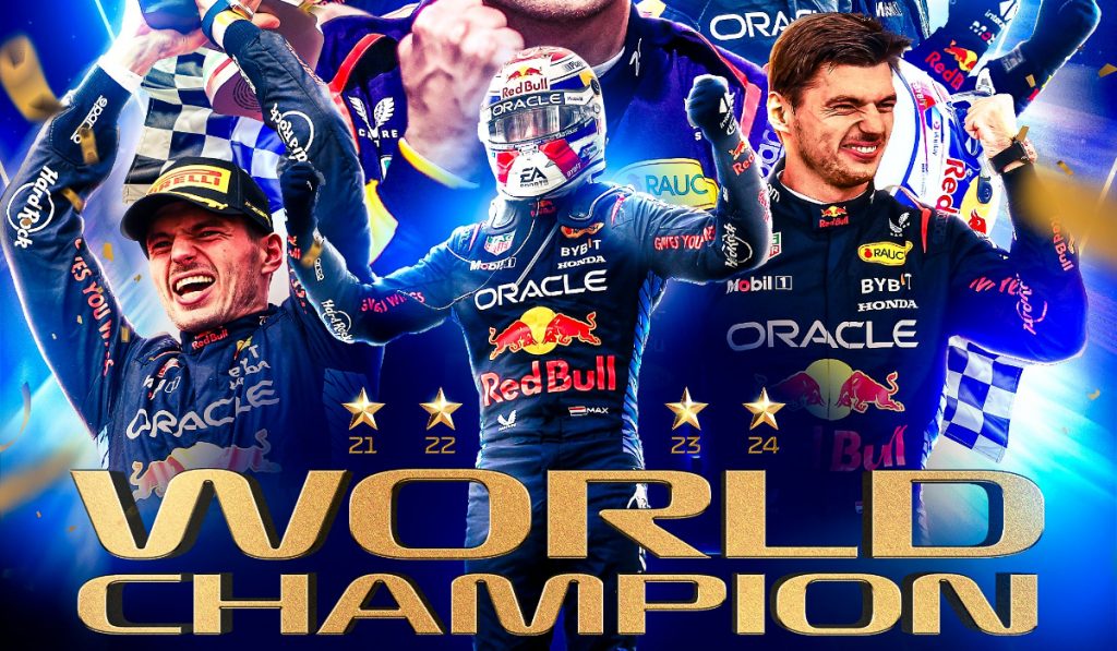 Max Verstappen campeón de la Fórmula 1 y logra tetracampeonato