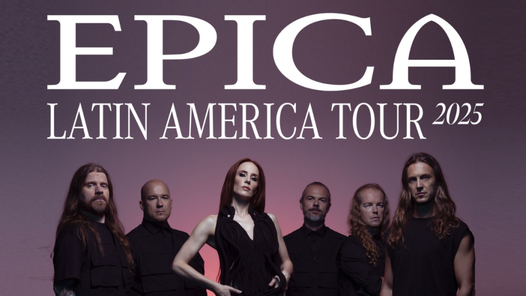 Epica, la icónica banda de metal sinfónico, confirma concierto en Chile como parte de su gira por Latinoamérica