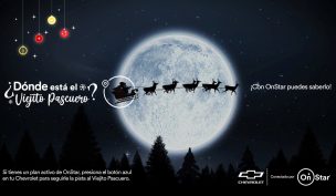 ¿Dónde está el viejito pascuero? Tecnología de onstar permitirá seguirle la pista esta navidad