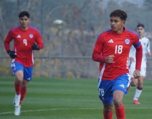 Triunfo de La Roja Sub 20: Damián Pizarro lidera victoria ante Qatar en Madrid