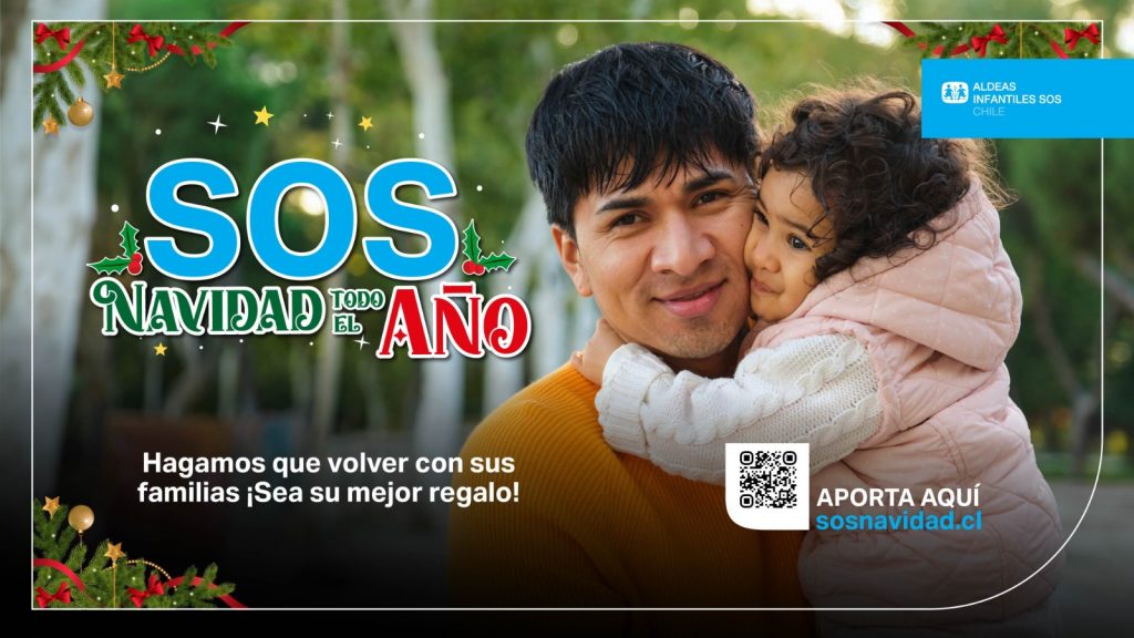 Aldeas Infantiles SOS Chile lanza campaña para que la Navidad sea todo el año