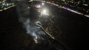 Incendio en Cerro Calán es controlado por Bomberos y CONAF