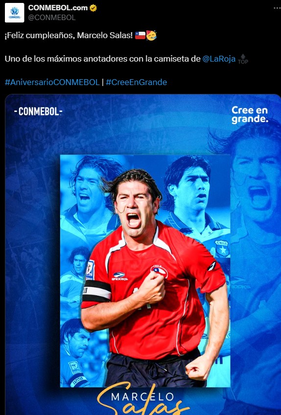 Conmebol se anticipó a los 50 del "Matador"