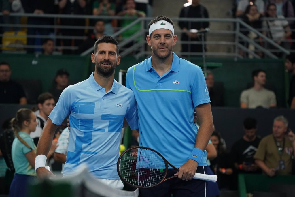 Emotiva despedida: Del Potro dijo adiós al tenis en exhibición ante Djokovic