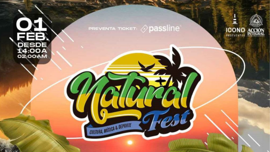 Natural Fest vuelve a Pichilemu con potente cartel de artistas para este verano 2025