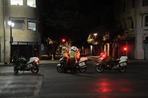 Carabineros detuvo a 207 infractores durante el toque de queda en Chile