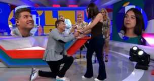 Momento fallido: La inesperada propuesta de Claudio Rojas en CHV a su polola 20 años menor