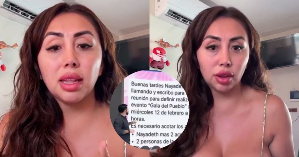 Filtran chats entre Naya Fácil y gerente de Estadio Español previo a cancelación de Gala del Pueblo: “Te estuve llamando…”