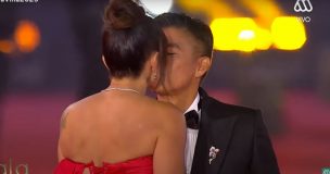 ¡Se confirma la feliz pareja!: Yamila Reyna y Américo desfilaron juntos en la alfombra roja de Viña 2025