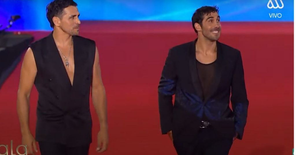 Pangal Andrade y Pedro Astorga se lucieron en su paso por la gala de Viña 2025