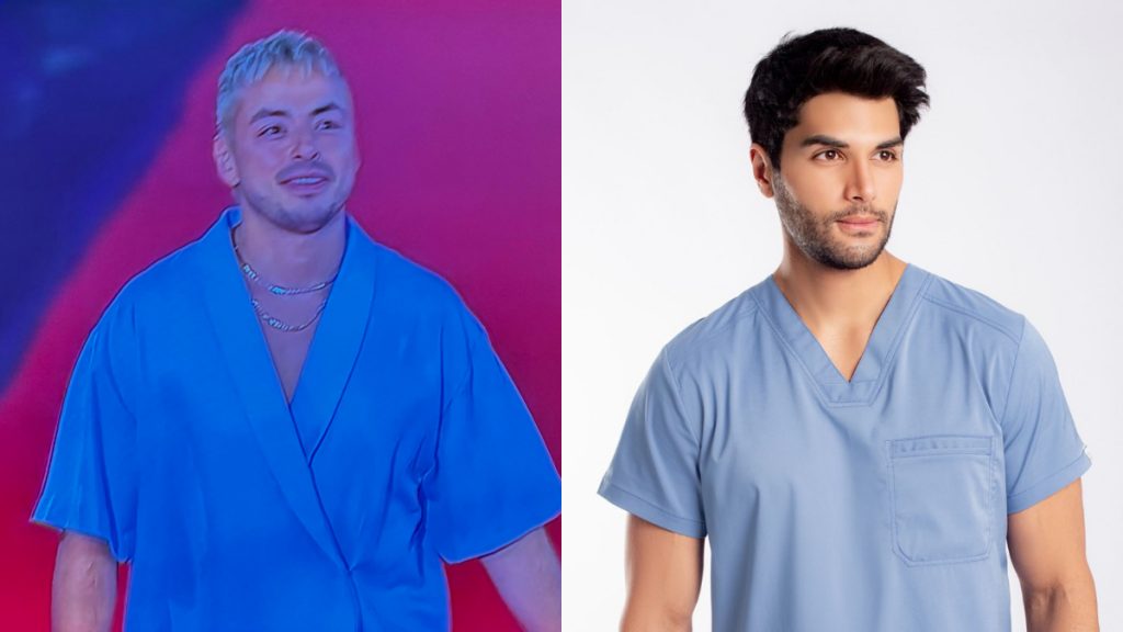 ¿Un homenaje a los trabajadores de la salud? Pollo Castillo se llena de burlas por su atuendo en la Gala de Viña