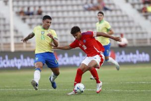 La Roja cae ante Brasil y finaliza último en el Sudamericano Sub 20