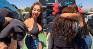 Naya Fácil sorprende a su hermana con lujoso regalo de cumpleaños: Así fue el momento