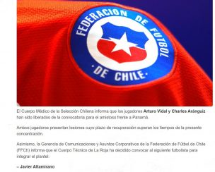 Dos figuras desafectadas de La Roja