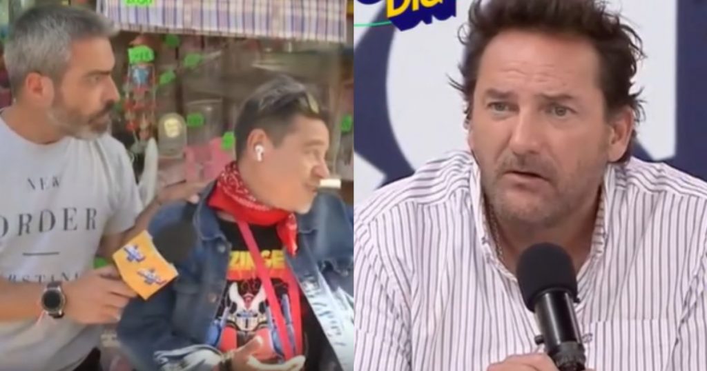 Equipo de TVN es víctima de insólito lanzazo en vivo: “Seguí al tipo, pero…”