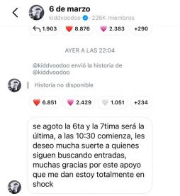 Captura canal de difusión Kidd Voodoo IG
