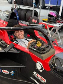 Piloto Clemente Huerta se prepara para su debut en la F4 United States Championship